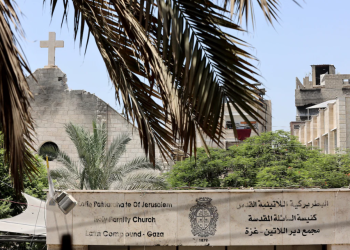 Israel bombardeó la única iglesia católica en la Franja de Gaza