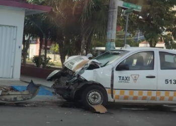 Choque en Chetumal deja un lesionado grave
