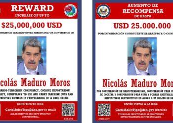 EE.UU. ofrece 25 millones de dólares por Nicolás Maduro