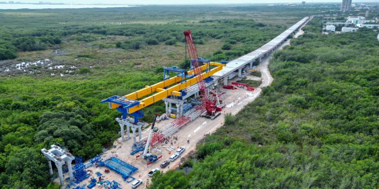 Construcción del Puente Nichupté en Cancún llega al 81% de avance