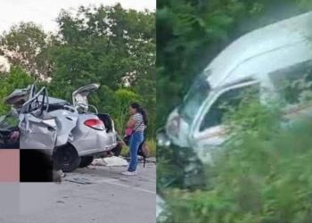Fatal choque deja muertos en carretera 307