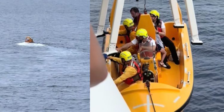 Padre salta al mar desde crucero Disney para salvar a su hija