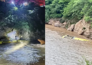 Autobús cae en arroyo de Ixcateopan, Guerrero; hay al menos 7 muertos