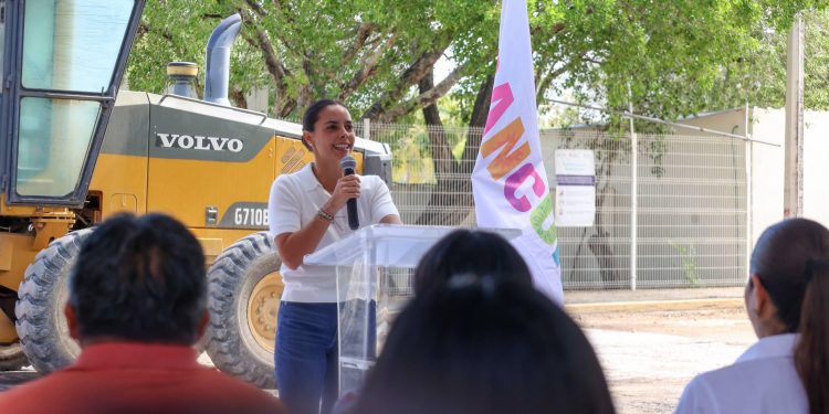 Cumple Ana Paty Peralta con obra integral en Calle 82, junto a Universidad del Caribe