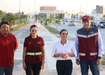 Ana Paty Peralta anuncia modernización eléctrica del Boulevard Colosio