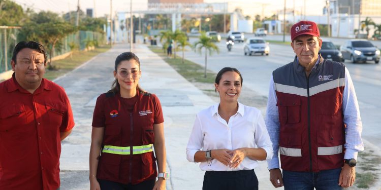 Ana Paty Peralta anuncia modernización eléctrica del Boulevard Colosio