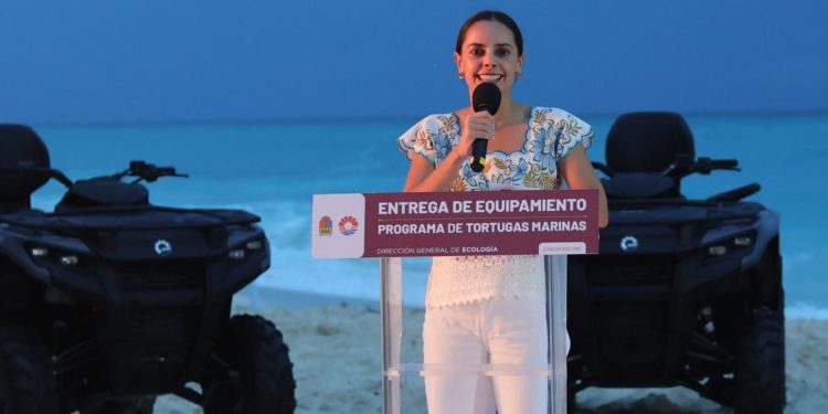 Ana Paty Peralta garantiza protección a tortugas marinas