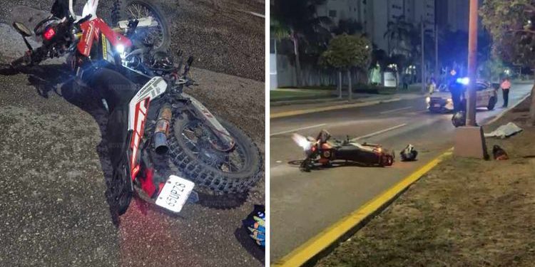 Accidente en Avenida Bonampak deja un muerto y una menor herida