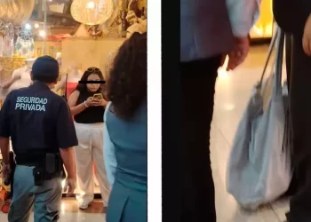 Robo de perfumes en Sears Cancún: joven atrapada en Plaza Las Américas