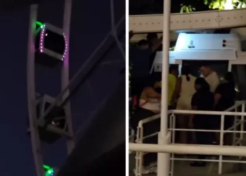 Incidente en Cancún: rescatan a visitantes en la rueda de la fortuna de Plaza La Isla