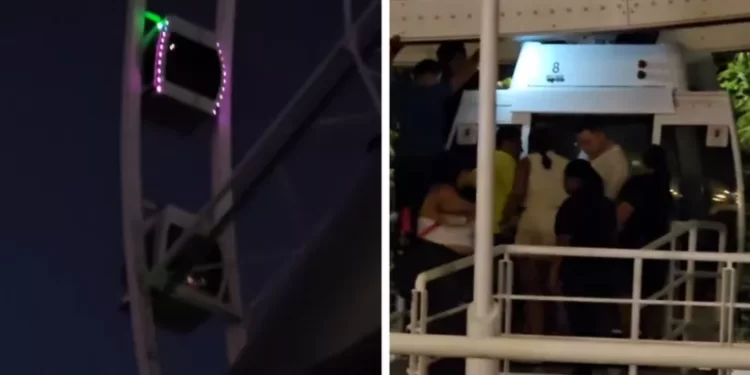 Incidente en Cancún: rescatan a visitantes en la rueda de la fortuna de Plaza La Isla