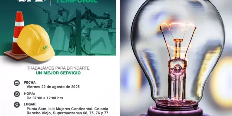 ¡Toma precauciones! Habrá apagón temporal en Cancún este 22 de agosto