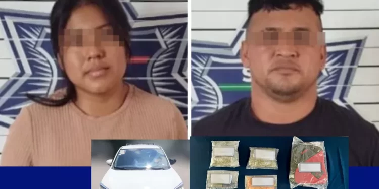 Narcomenudeo en el Boulevard Kukulkán termina con dos detenidos