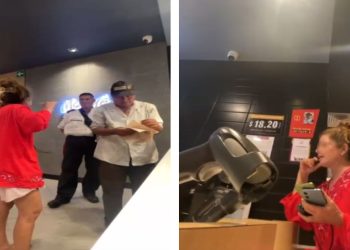 Lady McDonald’s causa polémica en Cancún por menús digitales