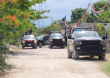 Enfrentamiento en San Judas Tadeo, Playa del Carmen deja armas aseguradas y dos detenidos