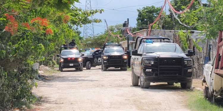 Enfrentamiento en San Judas Tadeo, Playa del Carmen deja armas aseguradas y dos detenidos