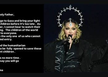 Madonna busca que niños de Gaza no mueran de hambre