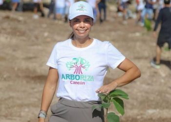 Ana Paty Peralta impulsa arborización urbana en Cancún