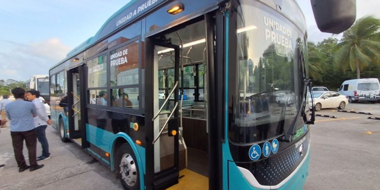 Autobuses eléctricos en Chetumal ya son realidad