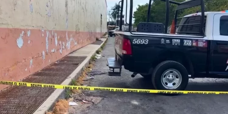 cadáver dentro de un bote de basura en la Supermanzana 61