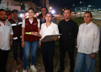 Ana Paty Peralta supervisa ordenamiento vial y movilidad segura en Cancún