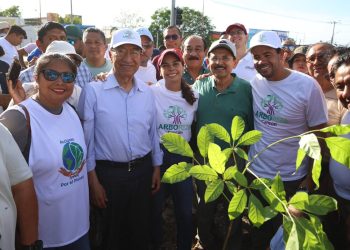 Ana Paty Peralta impulsa arborización y áreas verdes