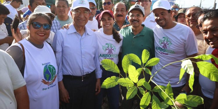 Ana Paty Peralta impulsa arborización y áreas verdes