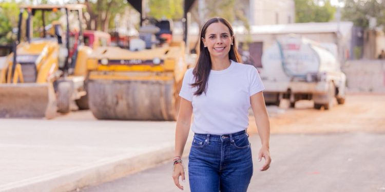 Ana Paty Peralta lleva justicia social y obras a colonias de Cancún