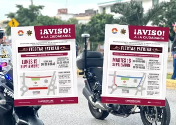 Operativo vial por Fiestas Patrias 2025 anunciado en Cancún