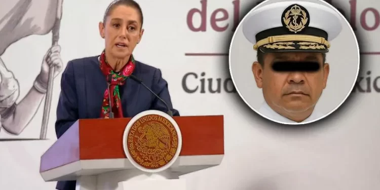 Sheinbaum evita detallar muerte de capitán de Marina