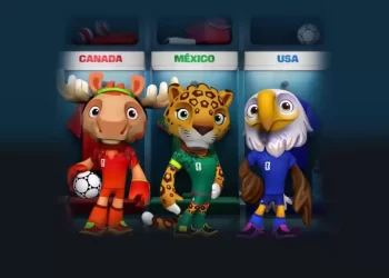 Maple, Zavu y Clutch en los vestidores, las nuevas mascotas del Mundial 2026.