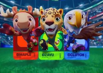 Maple, Zavu y Clutch, las nuevas mascotas del Mundial 2026 representando a Canadá, México y Estados Unidos.
