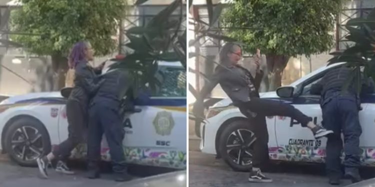 Arrestan a ‘Lady Patadas’ tras escándalo en Benito Juárez