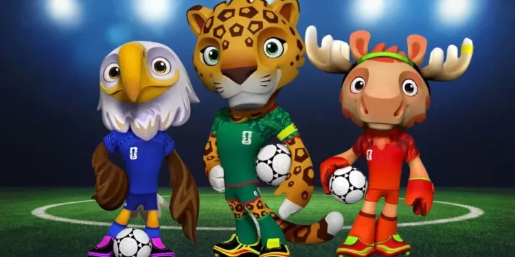 Revelan a Maple, Zayu y Clutch, mascotas Copa del Mundo 2026