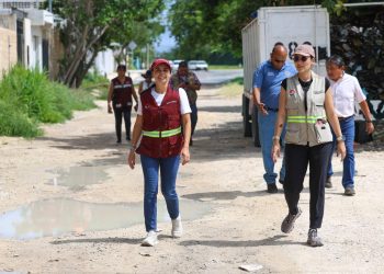 Avanza la transformación de las colonias con obras integrales en Cancún: Ana Paty Peralta