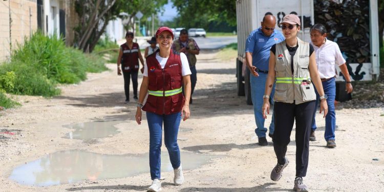 Avanza la transformación de las colonias con obras integrales en Cancún: Ana Paty Peralta