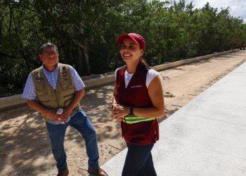 Avanza la obra vial en Calle 82 con supervisión de Ana Paty Peralta