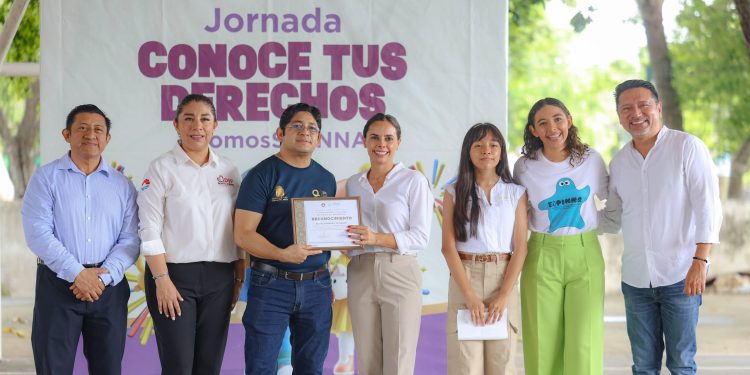 Ana Paty Peralta promueve derechos de la niñez en Cancún