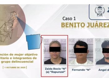 Detienen a “La Rapunzel”, líder de drogas en bares de Cancún
