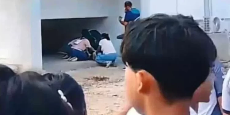 Caída desde segundo piso deja estudiante del Conalep Cancún 4 lesionado