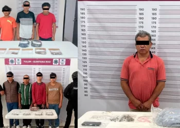 11 arrestados por venta de drogas en Tulum, Playa del Carmen y Cozumel