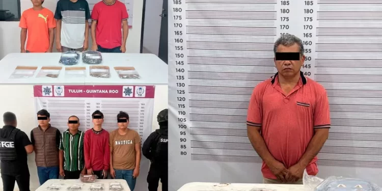 11 arrestados por venta de drogas en Tulum, Playa del Carmen y Cozumel
