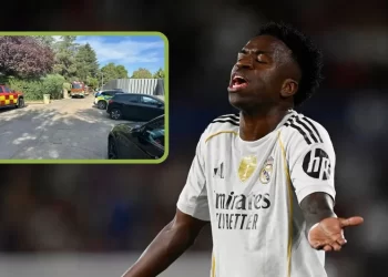 Casa de Vinicius Jr se incendia en Madrid; sin víctimas
