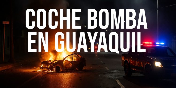Explosión de coche bomba frente al Mall del Sol en Guayaquil, Ecuador