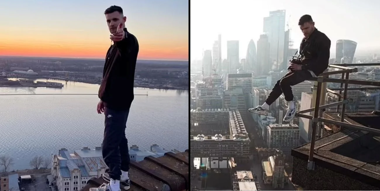 Lewis Stevenson influencer británico caída puente España