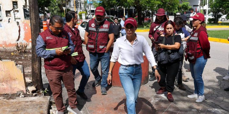 Ana Paty Peralta encabeza recuperación de predio abandonado en la SM 24