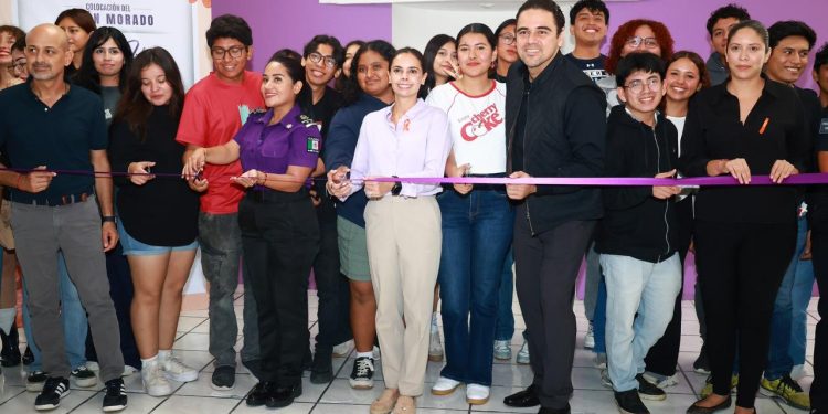 Ana Paty Peralta refuerza el Buzón Morado para combatir la violencia en la UT