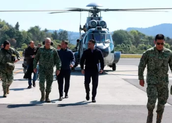 Harfuch recorre Uruapan en operativo clave de seguridad