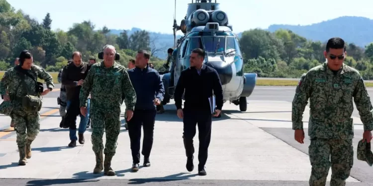Harfuch recorre Uruapan en operativo clave de seguridad