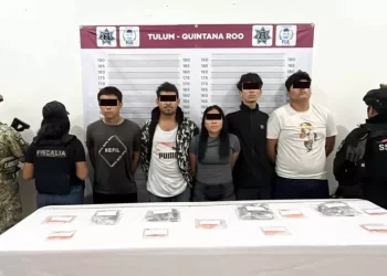 Detienen a cinco por narcomenudeo en Tulum; un menor entre los capturados